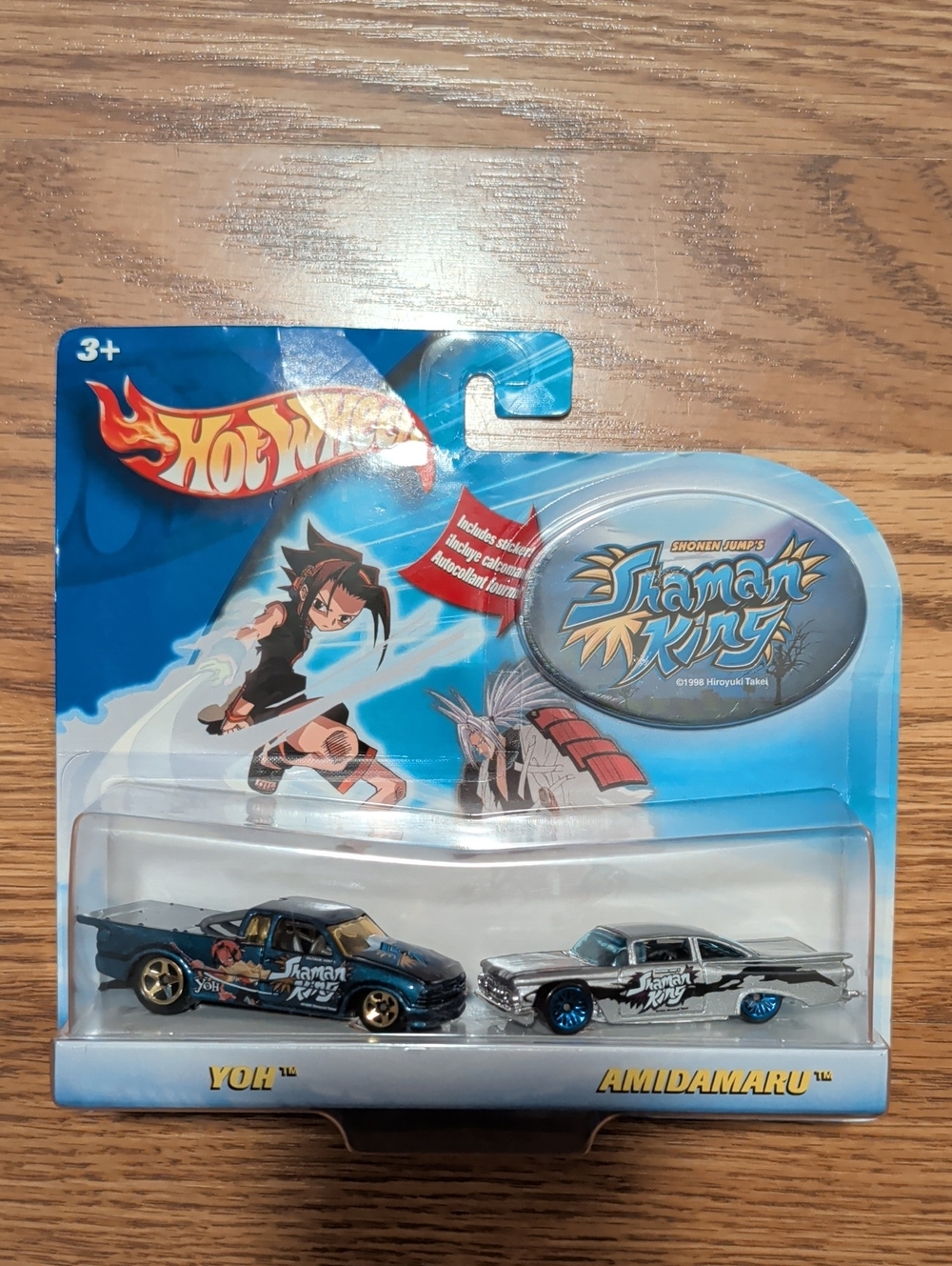 Hot Wheels Shaman King Die-Cast Car Set - Blue and Silver